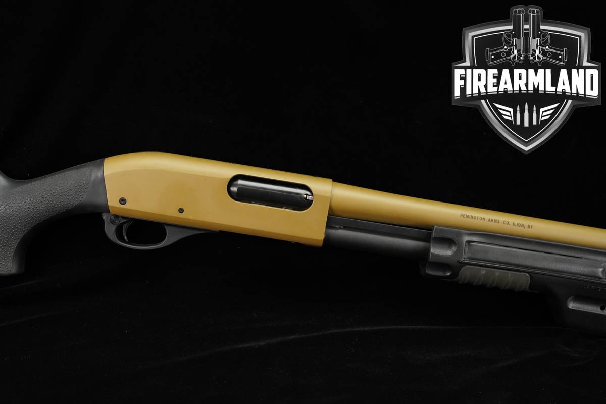 Remington Model 870 Tactical 12-Gauge 20 Tan & Black M870 +SUREFIRE LIGHT