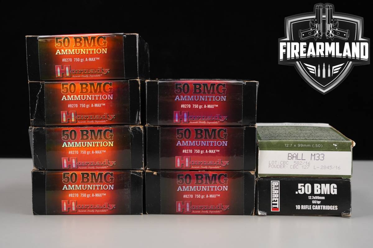 90 RDS! 50 BMG Ammo 50BMG