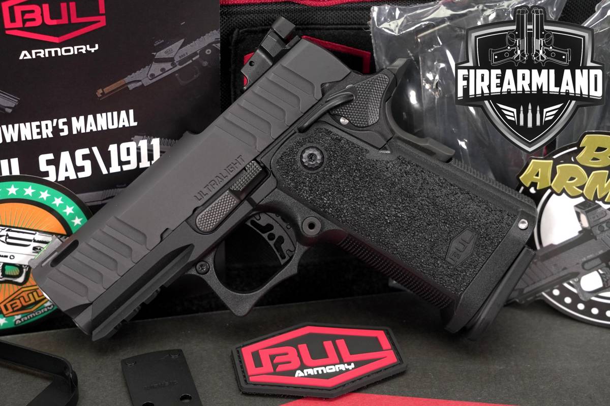 ISRAELI Bul Armory SAS II Ultralight G2 9mm 1911 3.25" +3 MAGS & ORIG CASE