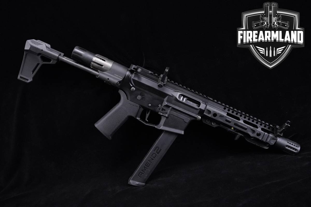 Aero Precision EPC-9 9mm AR9 8.3" AR-Pistol Anodized Black +2 MAGS
