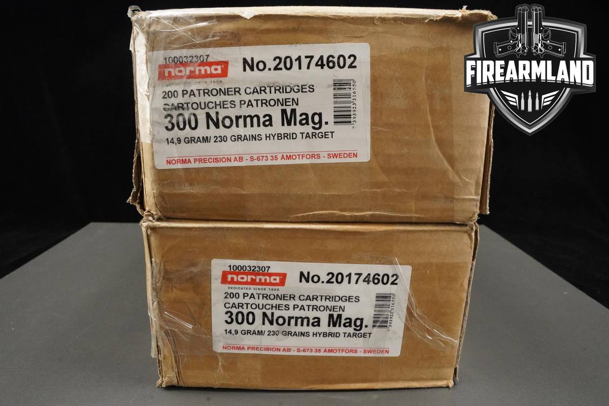 300 Norma Mag Ammo 300-Norma-Mag Ammunition 400 ROUNDS