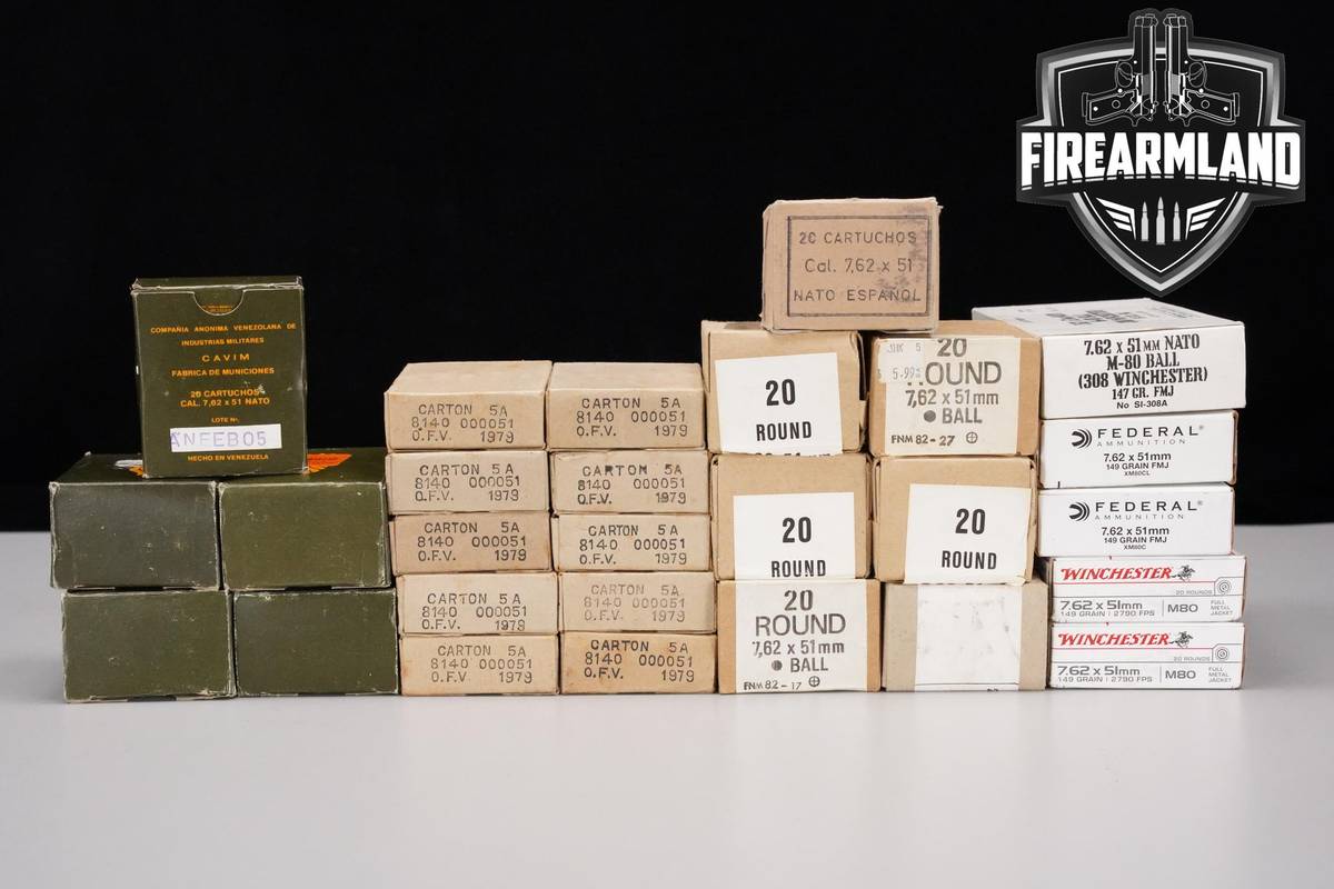 7.62 NATO Ammunition 762x51 Ammo 440 ROUNDS