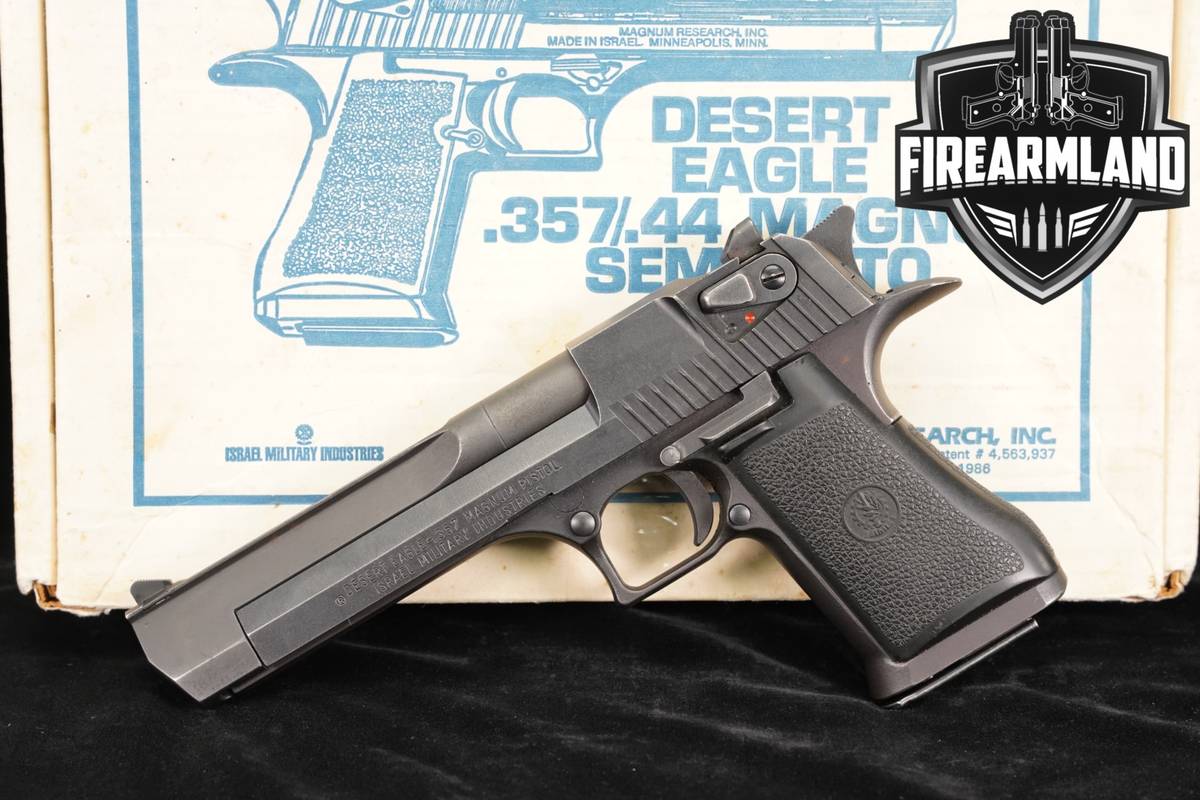 DEAGLE IMI Desert Eagle Mark I 357 Magnum 6" Blued MK 1 +ORIG BOX