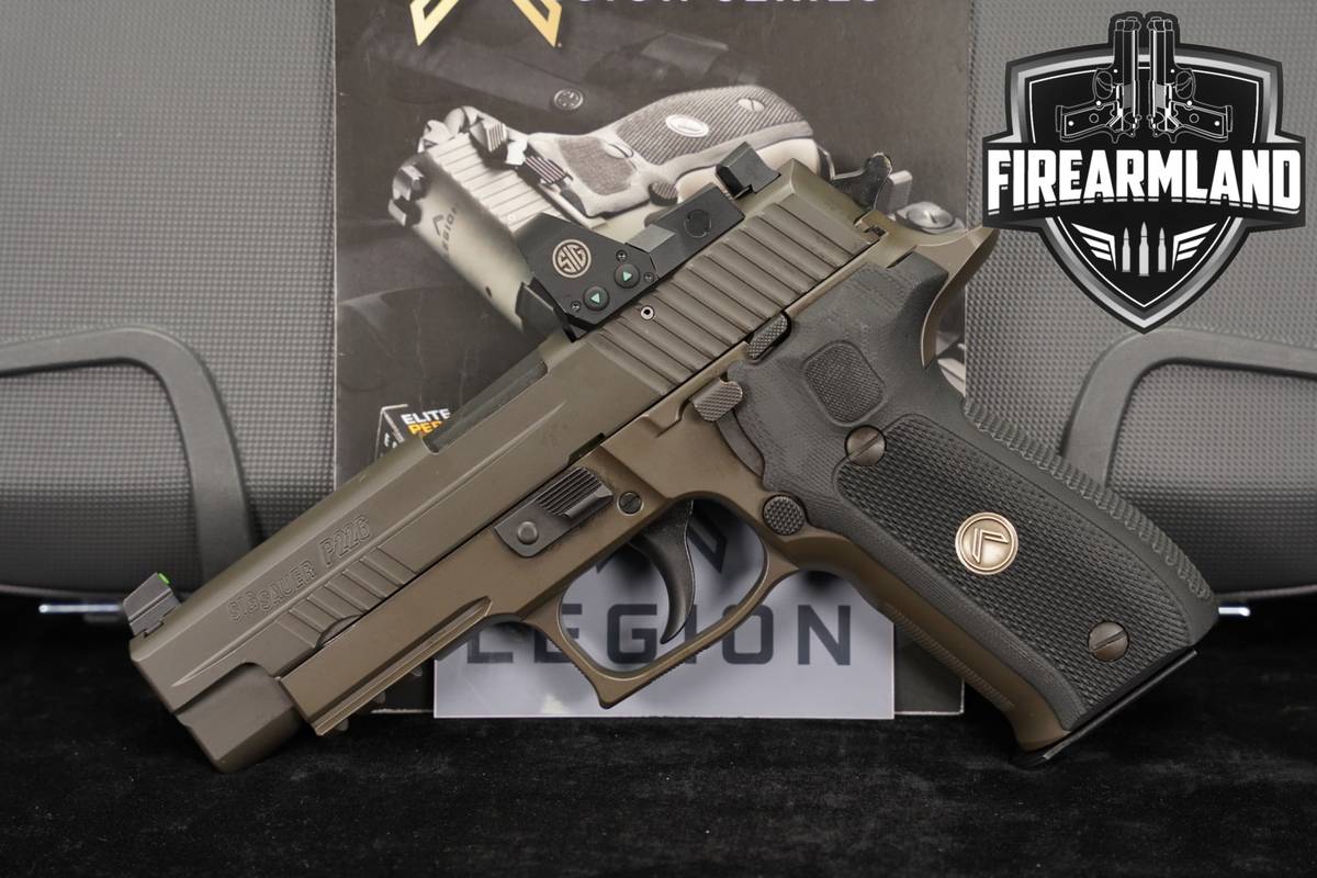Sig Sauer P226 Legion 9mm 4.4 P-226 +ORIG CASE, ROMEO OPTICS
