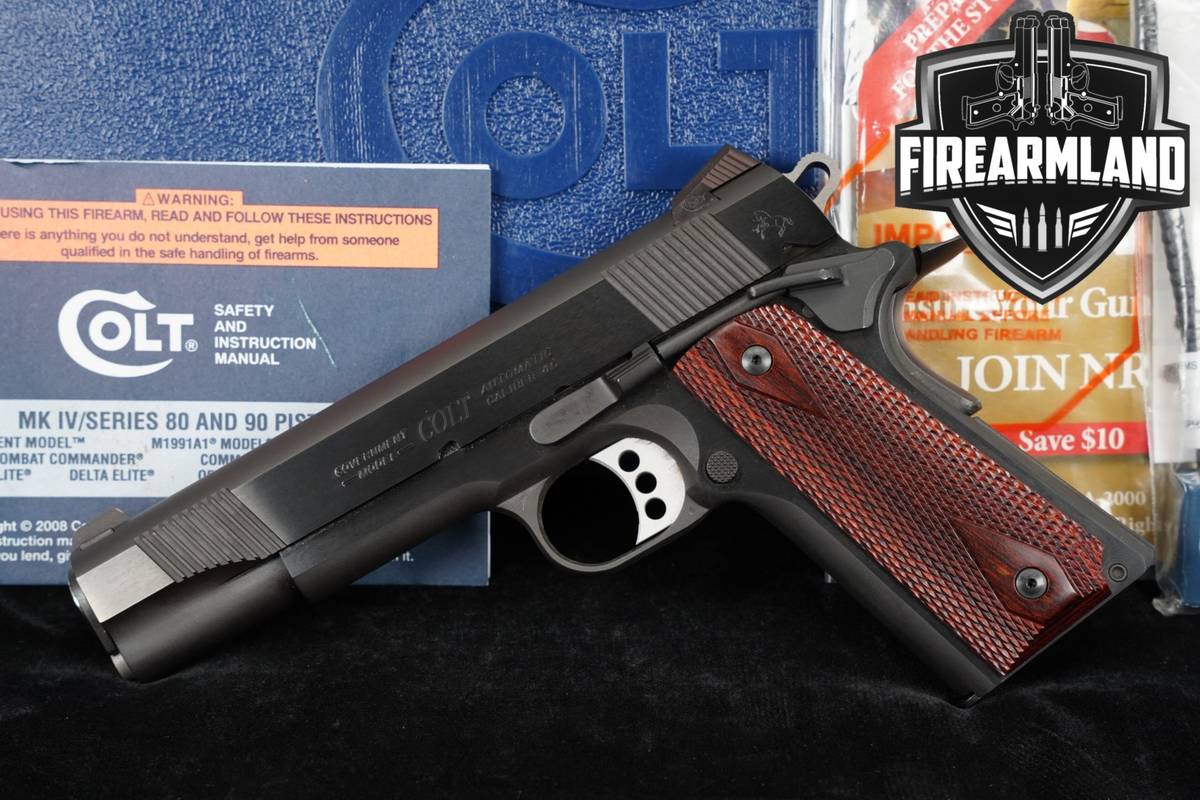 2009 Colt Government Model Series 80 45 ACP 1911 5" Blued Pistol +ORIG CASE