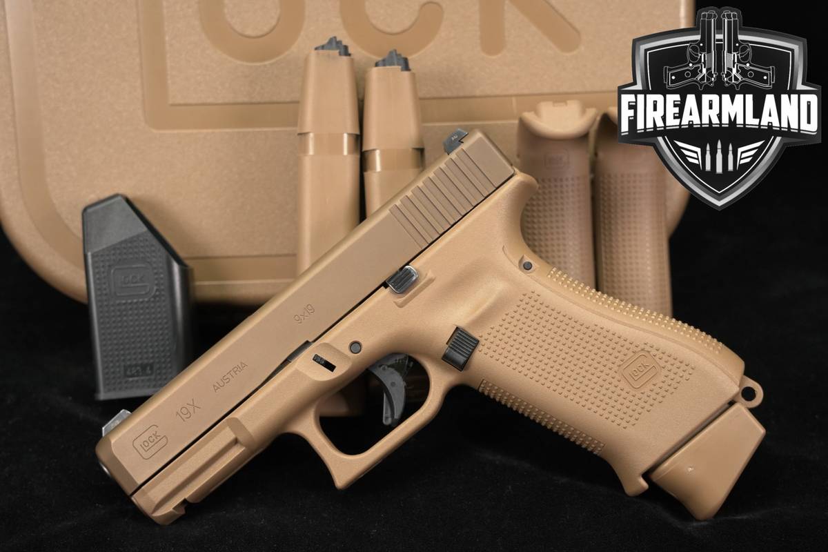 Glock 19X G19X 19 X 9mm 4.02" Coyote XM17 MHS Lineage +3 MAGS & ORIG CASE