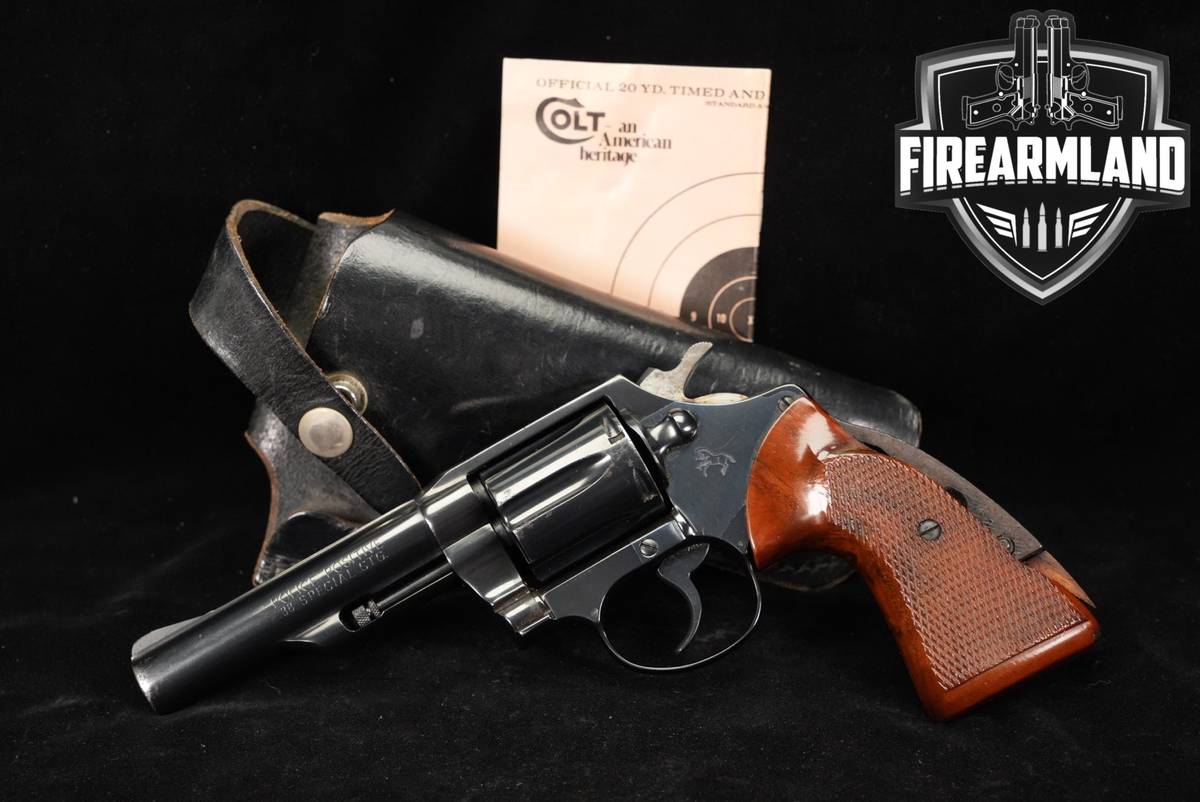 1977 Colt Police Positive Special Third Issue 38-Spl 4" Blued DA/SA