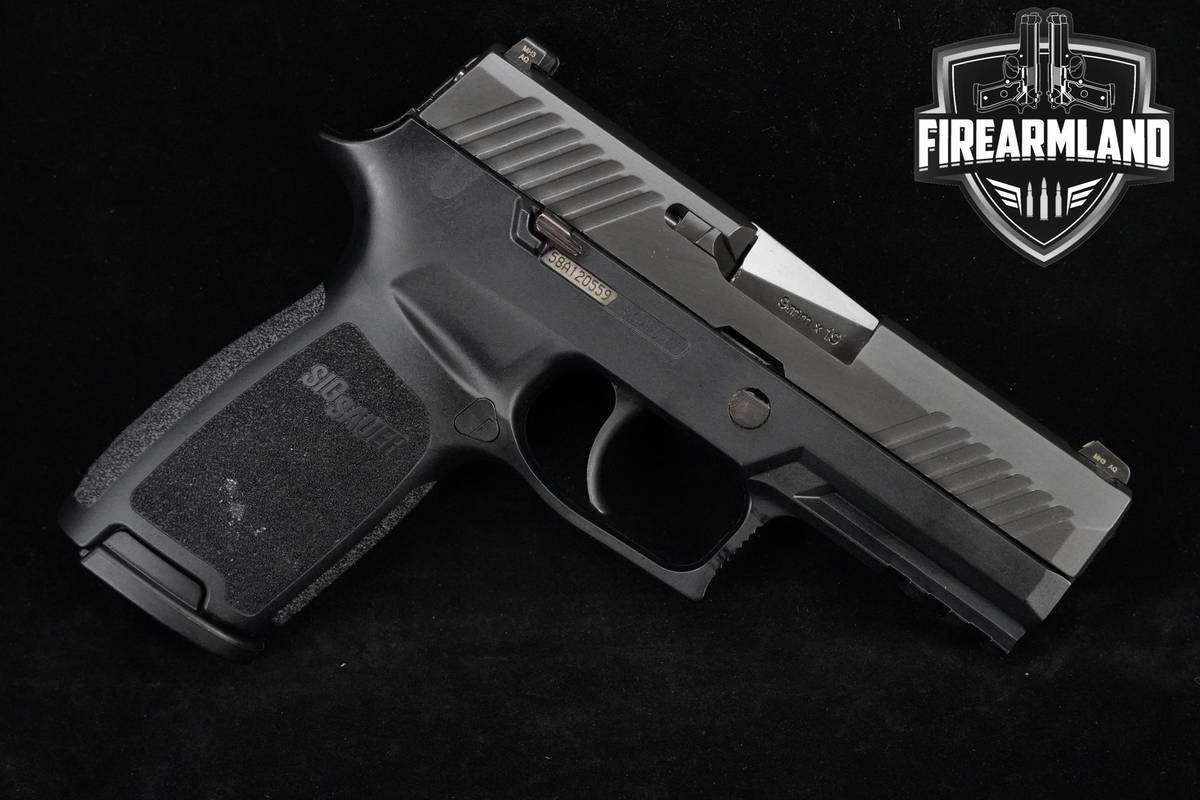 Sig Sauer P320 9mm 3.8" P320 P-320 +2 MAGS, ORIG CASE & HOLSTER