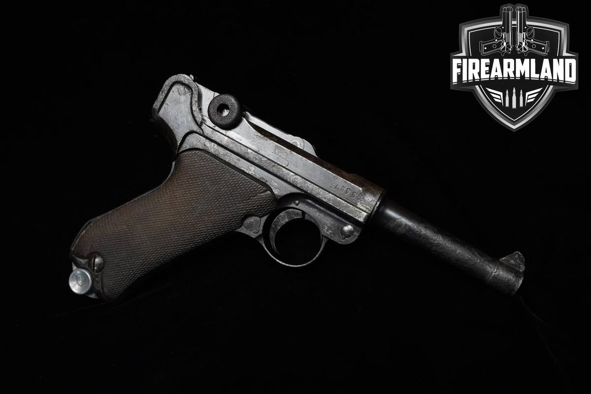 1915 DWM P08 Luger 9mm Luger 4" Blued P08 P.08 P-08 WW1