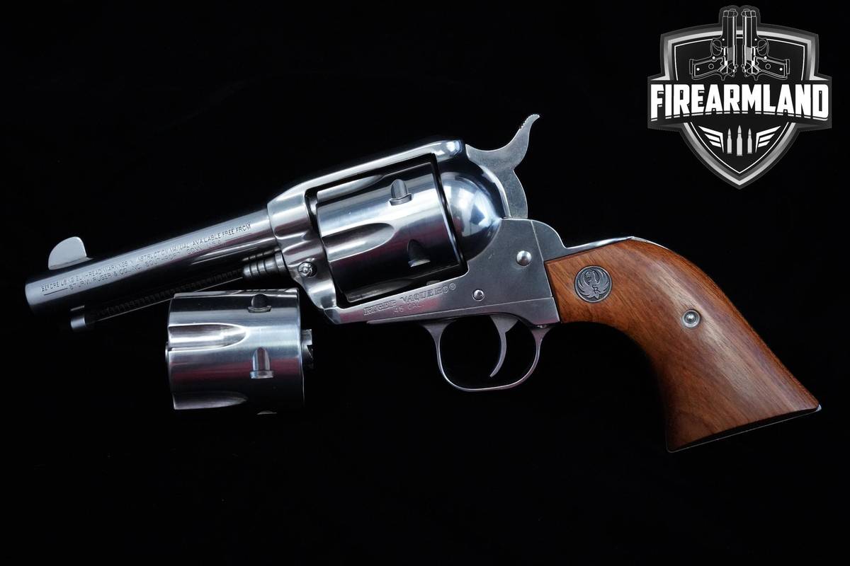 2002 Ruger Vaquero Convertible 4.5" 45 ACP-LC Stainless Steel Ruger-Vaquero