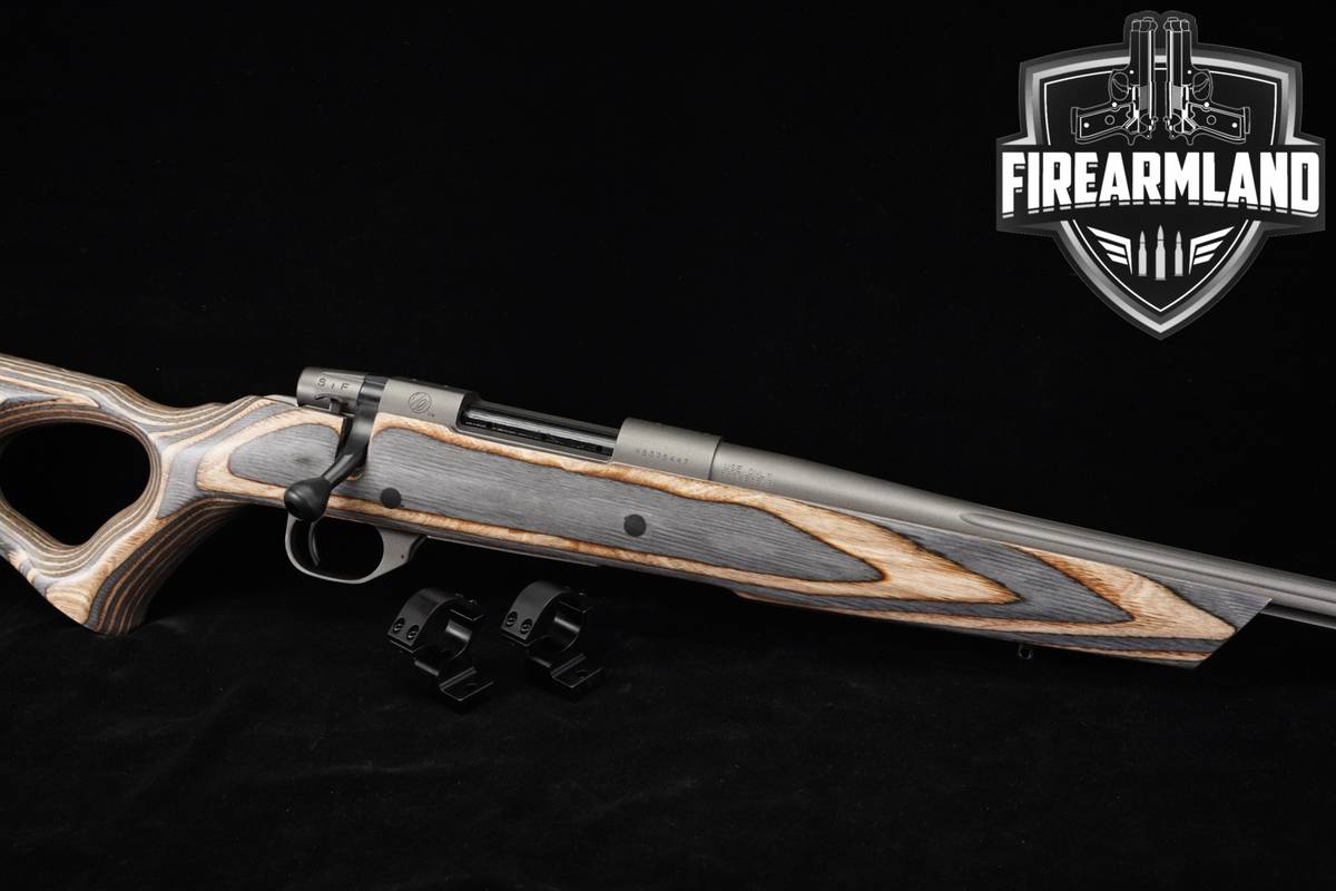 Weatherby Vanguard Spike Camp 350 Legend 20" Gray & Laminate +SCOPE RINGS