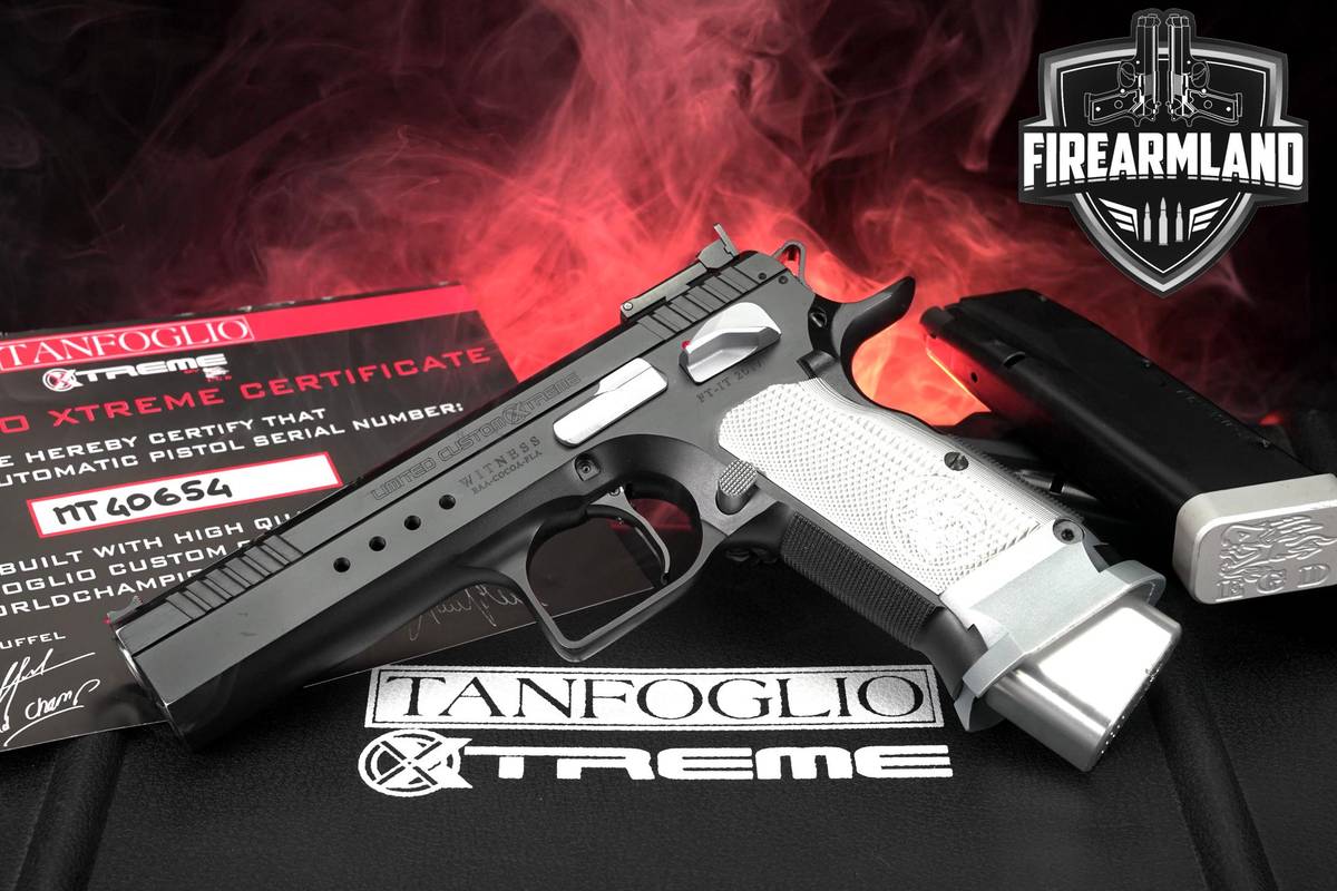 MATCH-GRADE Tanfoglio Limited Custom Xtreme 40 S&W 4.75 +5 MAGS & ORIG CASE