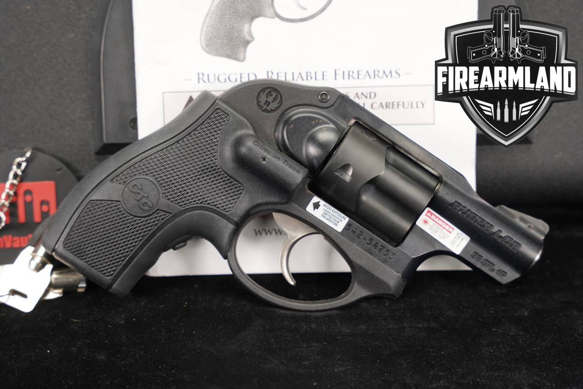 Ruger LCR 38 Special +P CT LASERGRIPS +GUNVAULT SAFE
