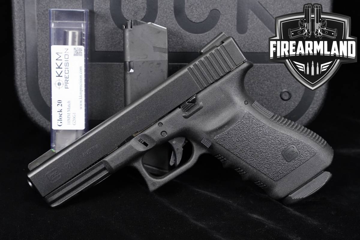 Glock 20 Gen3 G20 Gen 3 10mm 4.6" KKM PRECISION BARREL +2 MAGS & ORIG CASE