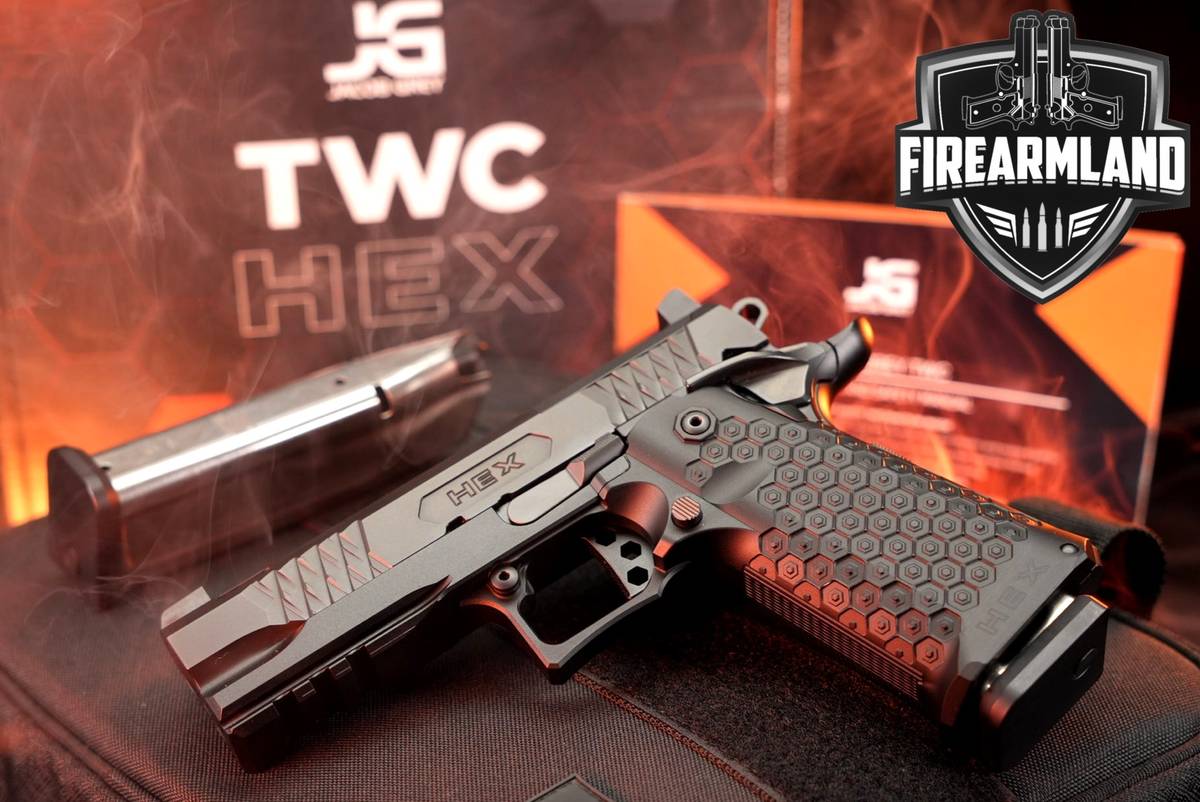 Jacob Grey TWC HEX 9mm Optics-Ready 1911 2011 PORTED +2 MAGS & ORIG CASE
