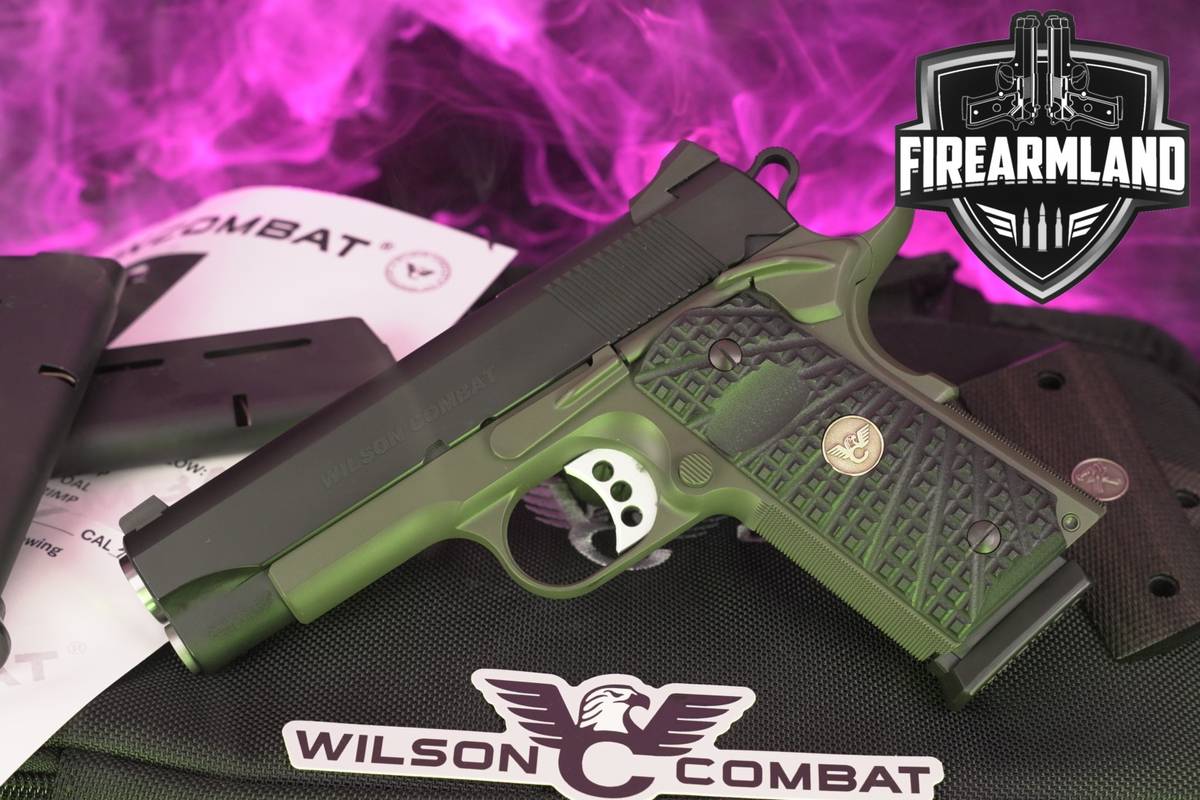 Wilson Combat CQB Compact WC 45 ACP 1911 4" +3 MAGS & ORIG CASE