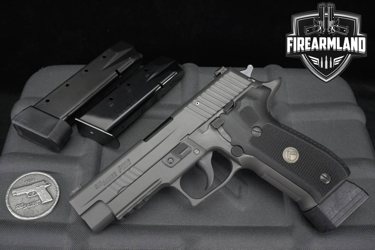Sig Sauer P226 Legion 9mm 4.4" Grey P 226 Pistol +3 MAGS & ORIG CASE