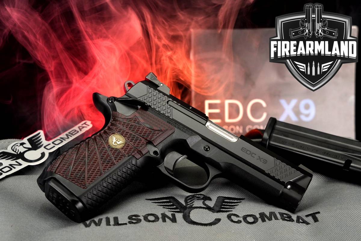 Wilson Combat EDC X9 9mm 4" Stainless EDCX9 WC 1911 2011 +2 MAGS, ORIG CASE
