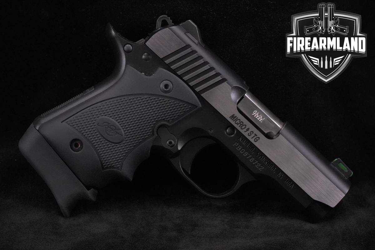 Kimber Micro 9 STG 9mm 3.1" KimPro-II Black/Grey Kimber-Micro Micro-9 2MAGS