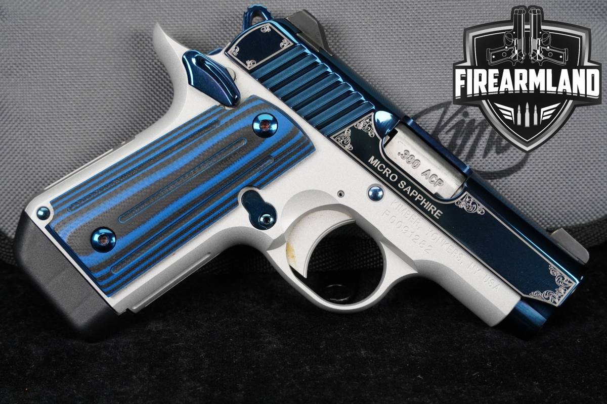 Kimber Micro Sapphire Special Edition 380 ACP 2.75" 1911 +2 MAGS, CASE