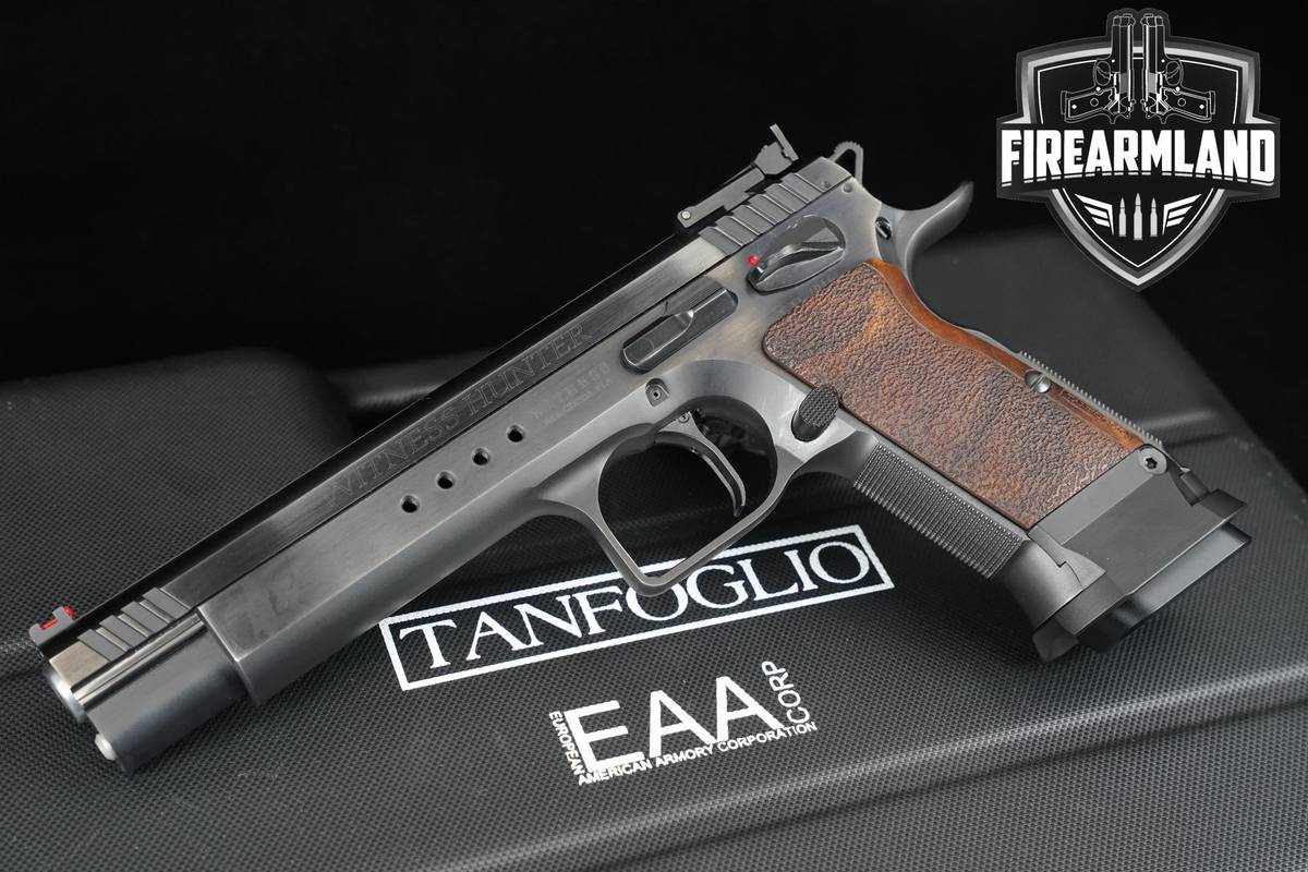 Tanfoglio Witness Hunter 10mm 6" Blued Long-Slide +2 MAGS & ORIG CASE