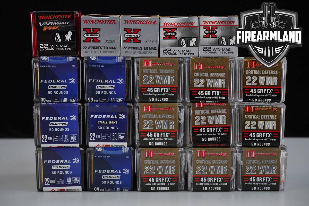 1000 RDS! 22WMR Ammo 22 Win Mag