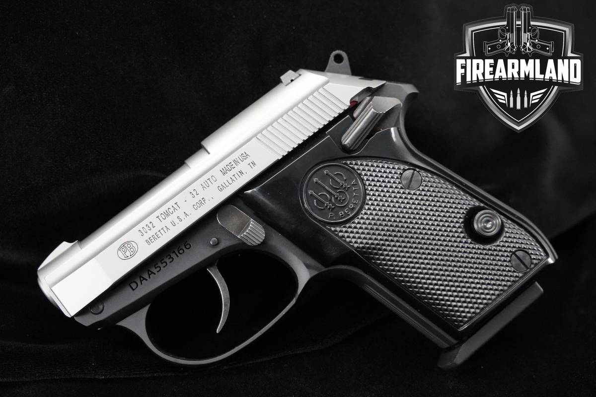 Beretta Model 3032 Tomcat Two-Tone 32 ACP Two-Tone Beretta 3032 +ORIG CASE