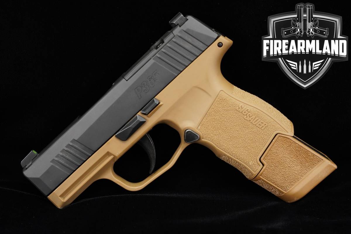 Sig Sauer P365 Optic Ready 9mm 3.1" Two-Tone FDE +3 MAGS & ORIG CASE