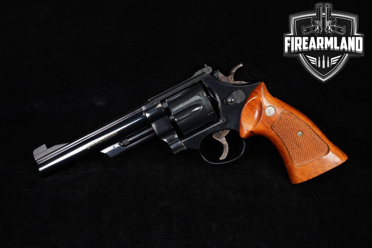 1980s Smith & Wesson S&W Model 25-2 1955 45 Target 45 ACP 6" Blued