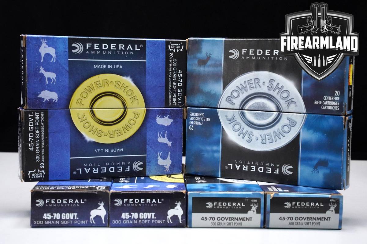 FEDERAL 45-70 Government Ammo 45-70 Government 160 ROUNDS