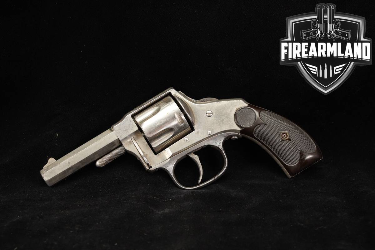 Hopkins & Allen Manufacturing Co X.L BULL DOG 38 S&W Nickel XL OCTAGON