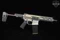 Q Honey Badger Pistol PDW Brace .300 AAC Blackout (7.62x35mm) Clear Anodized in Good Condition Image 3