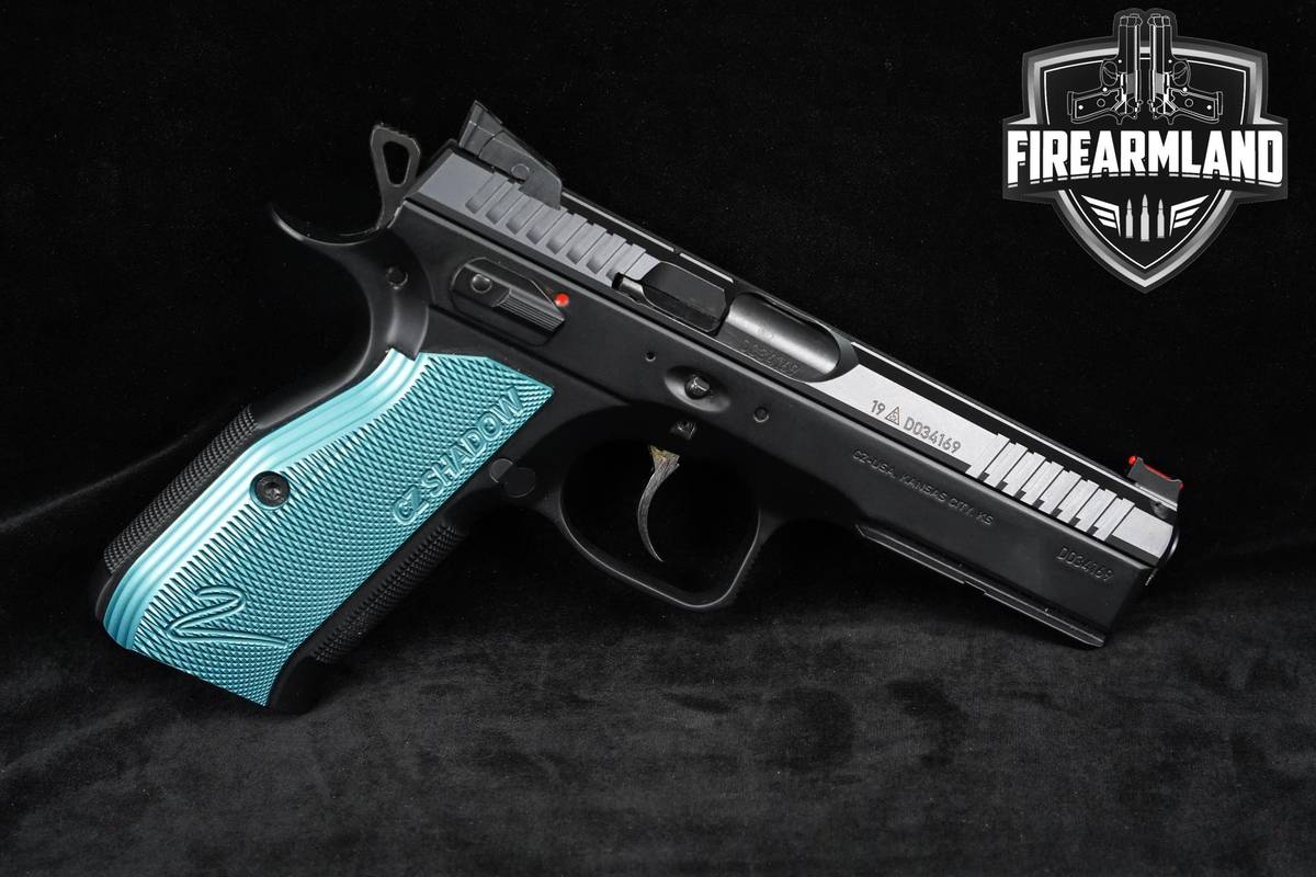 CZ Shadow 2 Black & Blue 9mm 4.89" Competition +ORIG CASE