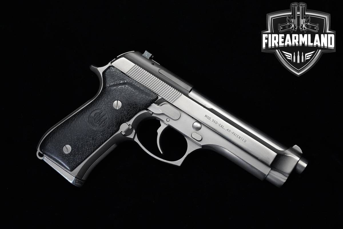 Beretta Model 96D Inox 40 S&W 4.9" Stainless Steel Beretta 96D 96-D +2 MAGS
