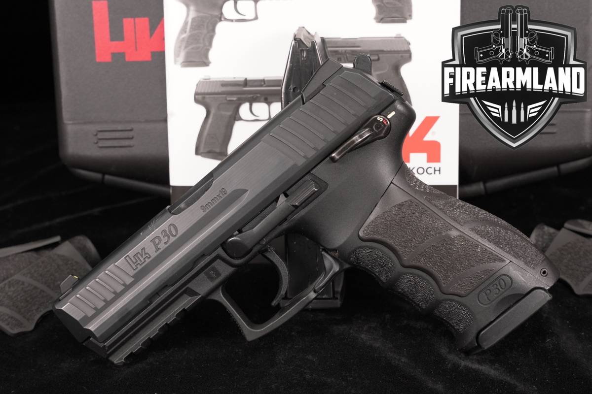 Heckler & Koch P30S V3 9mm 3.86" H&K P30-S P 30 +2 MAGS & ORIG CASE