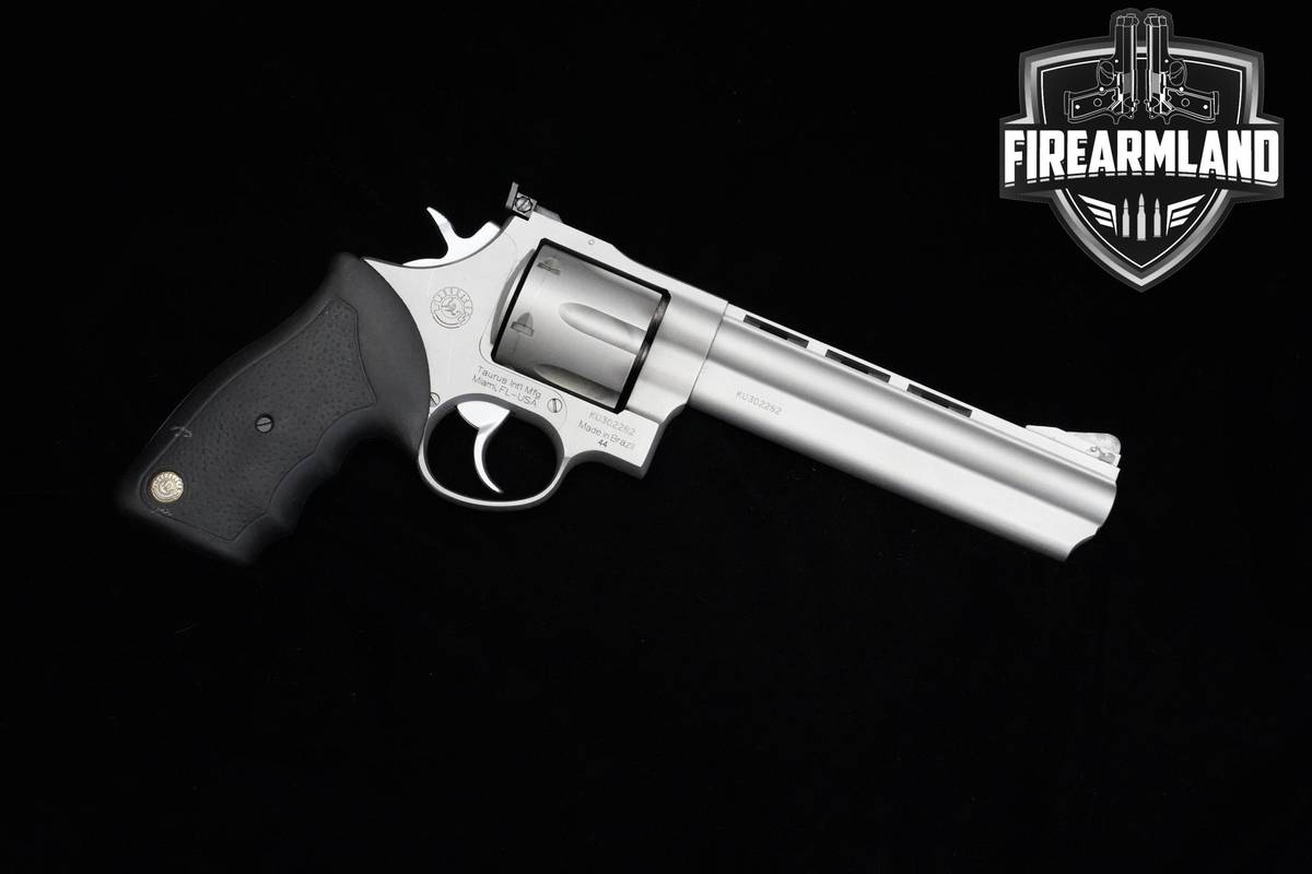 Taurus Model 44 Magnum 6.5" Matte Stainless Taurus 44 VENT RIB DA/SA