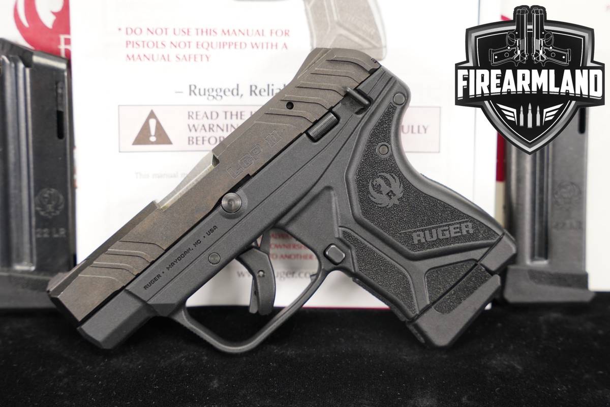 Ruger LCP II Lite Rack 22LR 2.80" Blued 2 +3 MAGS & ORIG BOX