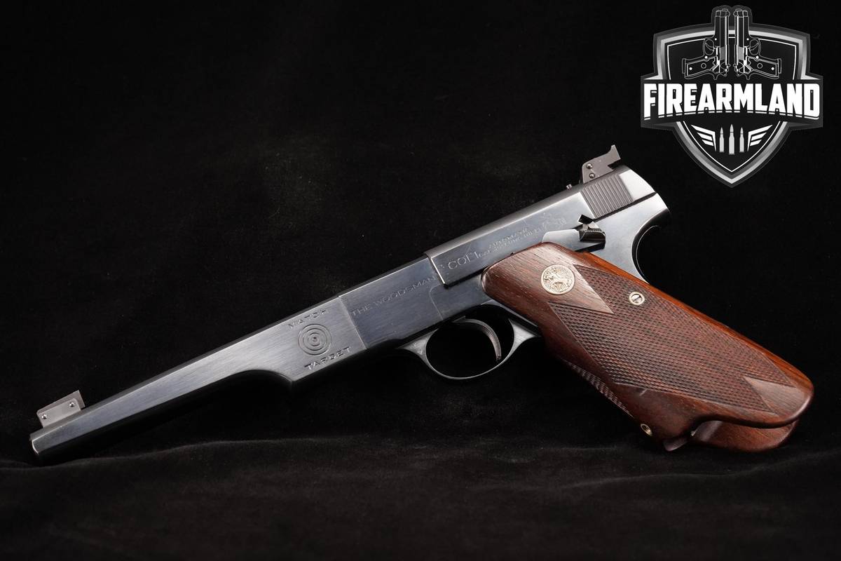 MINTY-GEM 1939 Colt The Woodsman Match Target 22LR 6.5" Blued MT