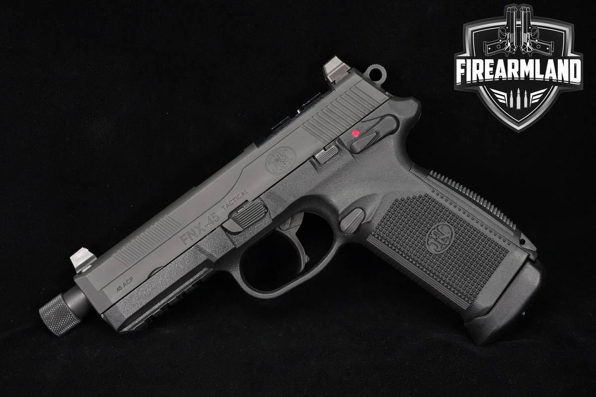 SUPPRESSOR READY! FN America FNX-45 Tactical 45ACP 5.3" +4 MAGS & OG CASE