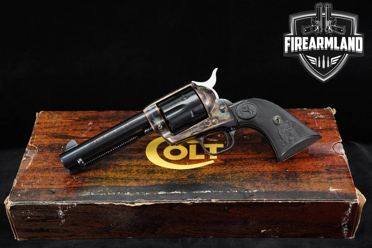 1981 Colt Single Action Army Third Generation 44 Special 4.75 SAA +ORIG BOX