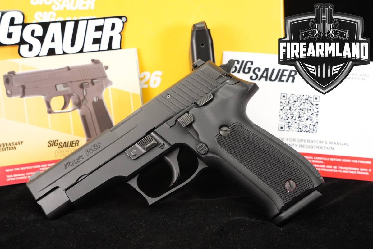 COMMEMORATIVE Sig Sauer P226 40TH ANNIVERSARY 9mm P-226 +2 MAGS & ORIG BOX