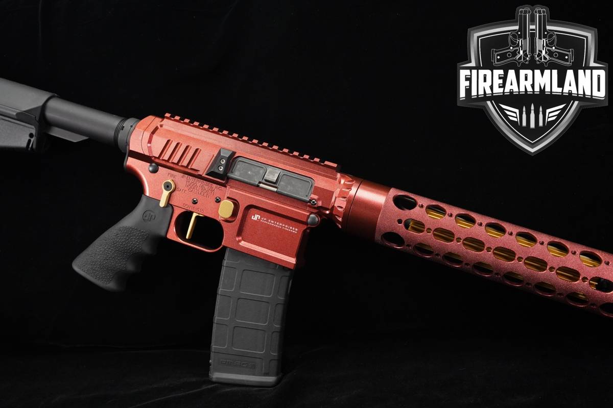 JP Enterprises SCR-11 223 Wylde AR-15 AR15 16.5" Metallic Red Anodized