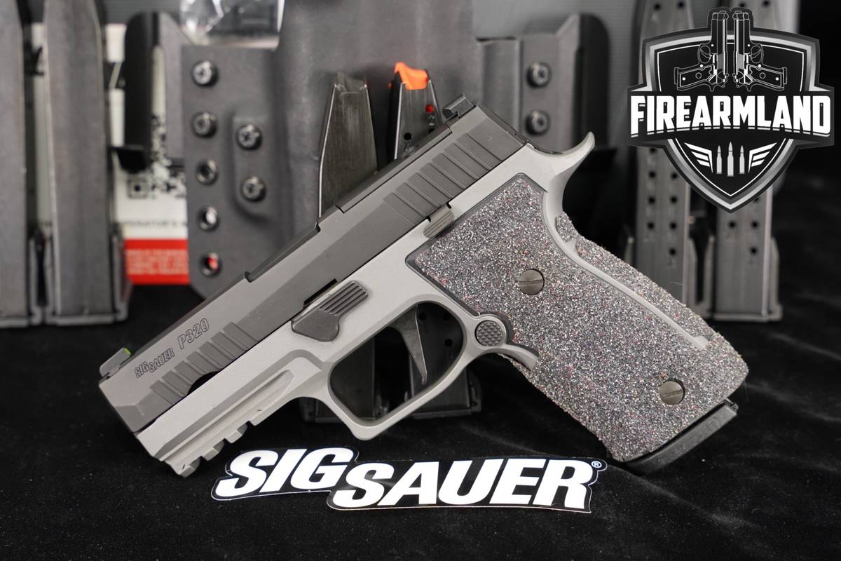Sig Sauer P320 AXG Carry R2 9mm Reverse Two-Tone P 320 +7 MAGS & ORIG CASE