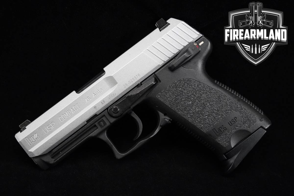 STAINLESS Heckler & Koch USP Compact 45 ACP H&K-HK USP-Compact USP45 USP-45