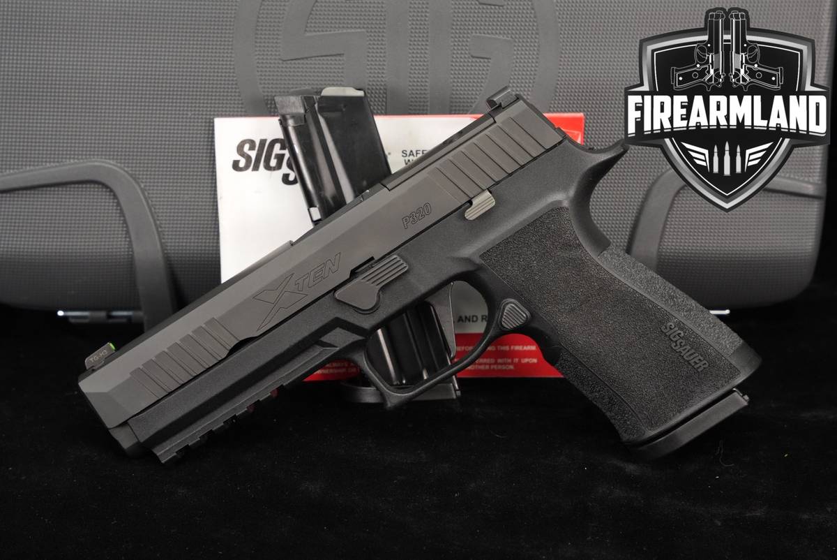 Sig Sauer P320-XTEN XSeries 10mm Optics-Ready P 320 +2 MAGS, ORIG CASE