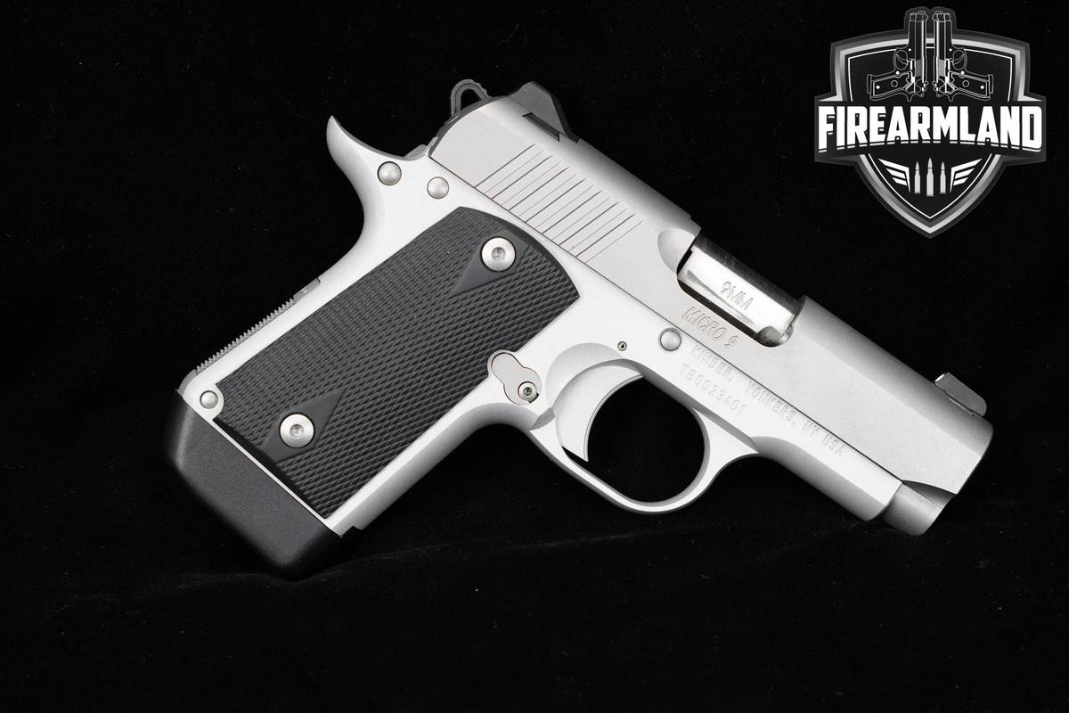 Kimber Micro 9 Stainless 9mm 3.15" Conceal Carry Pistol +2 MAGS & ORIG BOX