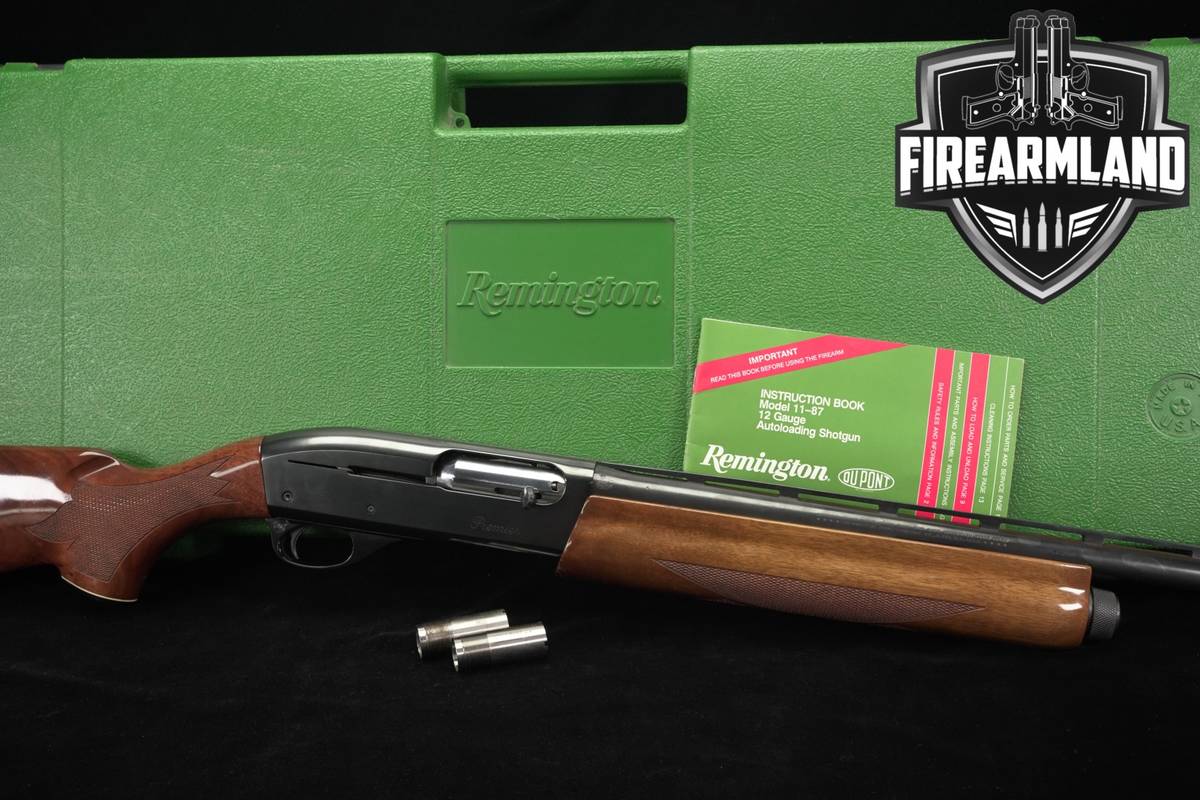 Remington 11-87 Premier Light Contour 12-Gauge 25" Blued +ORIG CASE