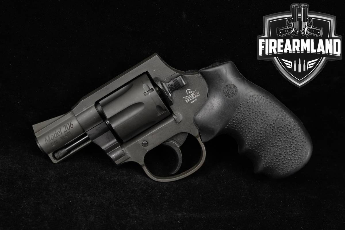 Rock Island Armory RIA Model 206 Spurless 38 Special 2 Parkerized