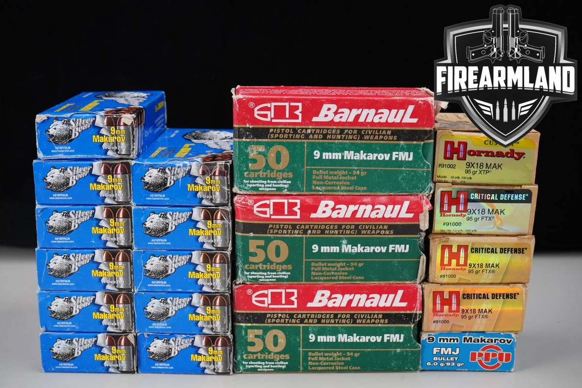 850 RDS! 9x18mm Makarov Ammo 9MM Mak