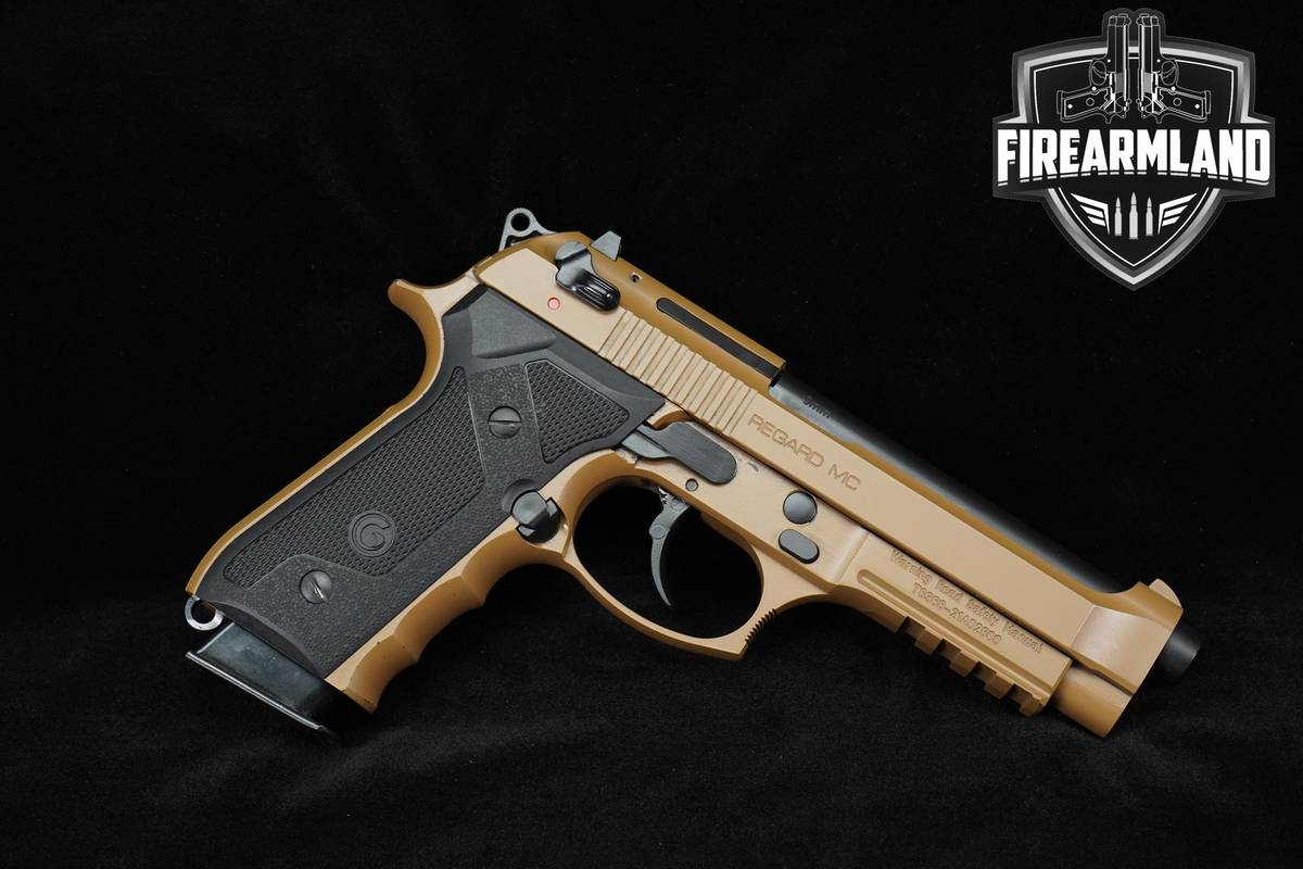 M9 STYLE Girsan Regard MC 9mm 4.9" Barret Brown FDE +3 MAGS
